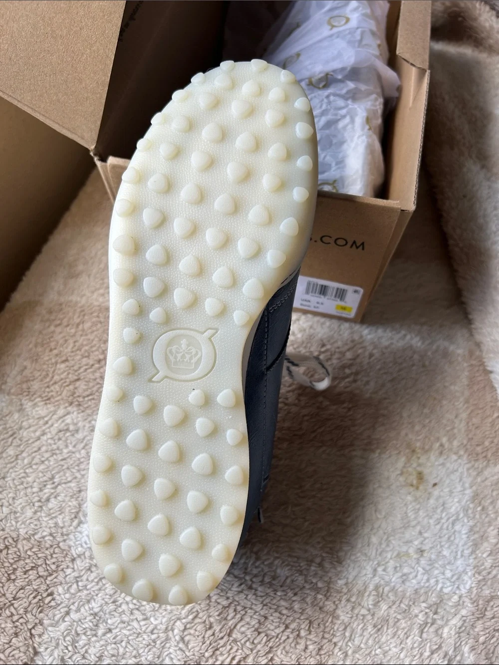 Women’s Blue Leather Casual Sneaker
